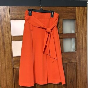 Cute bright orange skirt. Size 0, Ann Taylor.
